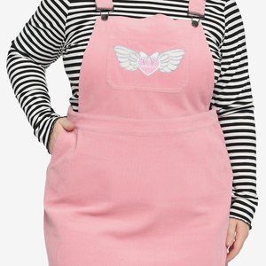 Pink Corduroy Kawaii Skirtalls